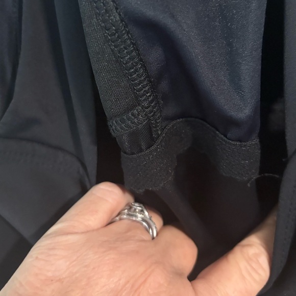 Lands' End Black 1 piece swimsuit. Size 16, full coverage style. EUC - Picture 6 of 7